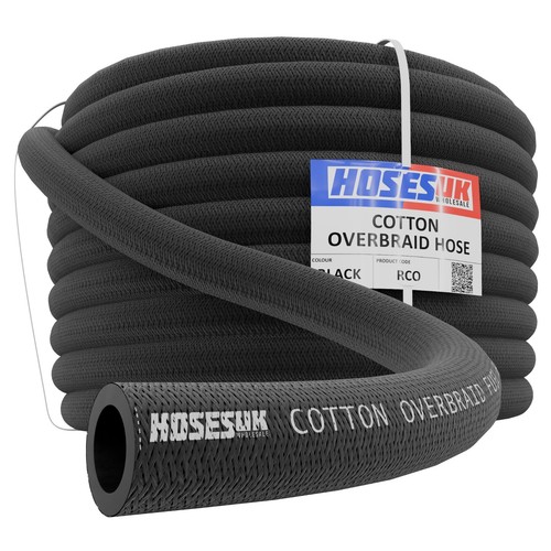 Fuel hose cotton - cotton, braided