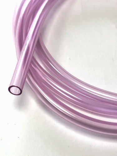 Metre 6mm i d pink - 1/4",